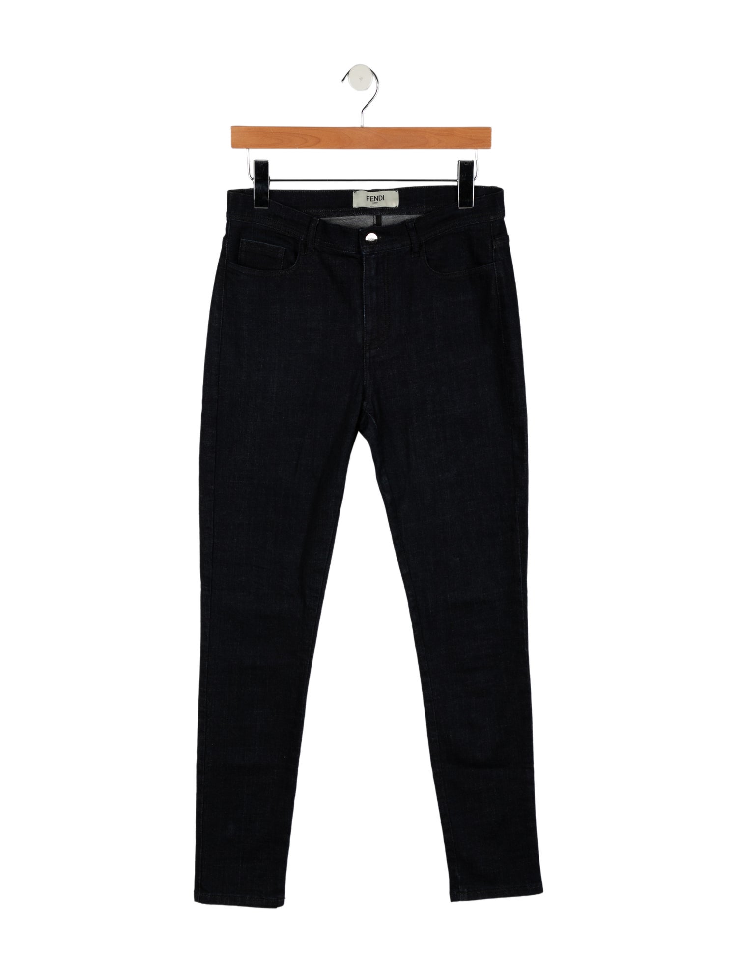 Fendi Mid-Rise Skinny Leg Jeans