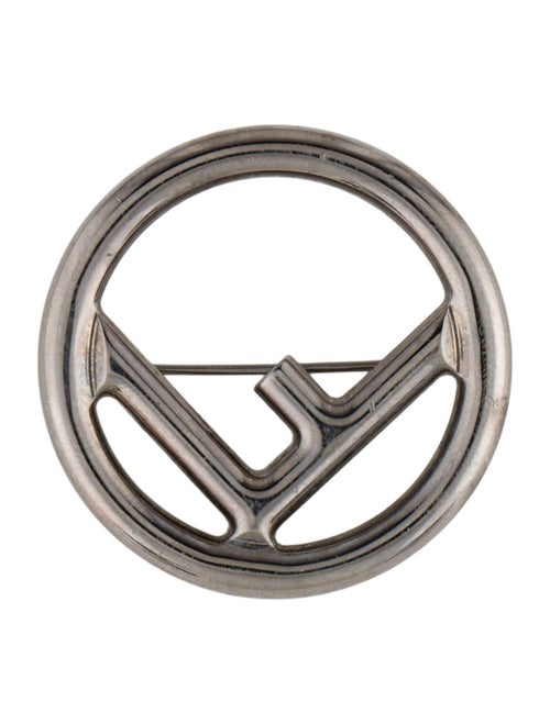 Fendi F Is Fendi Logo Brooch