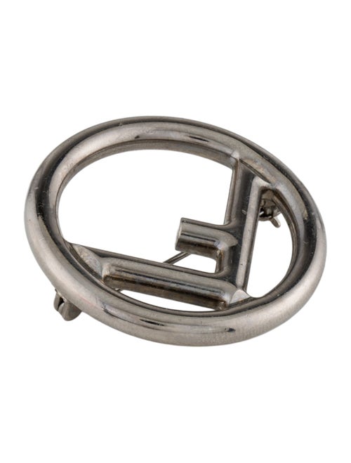 Fendi F Is Fendi Logo Brooch