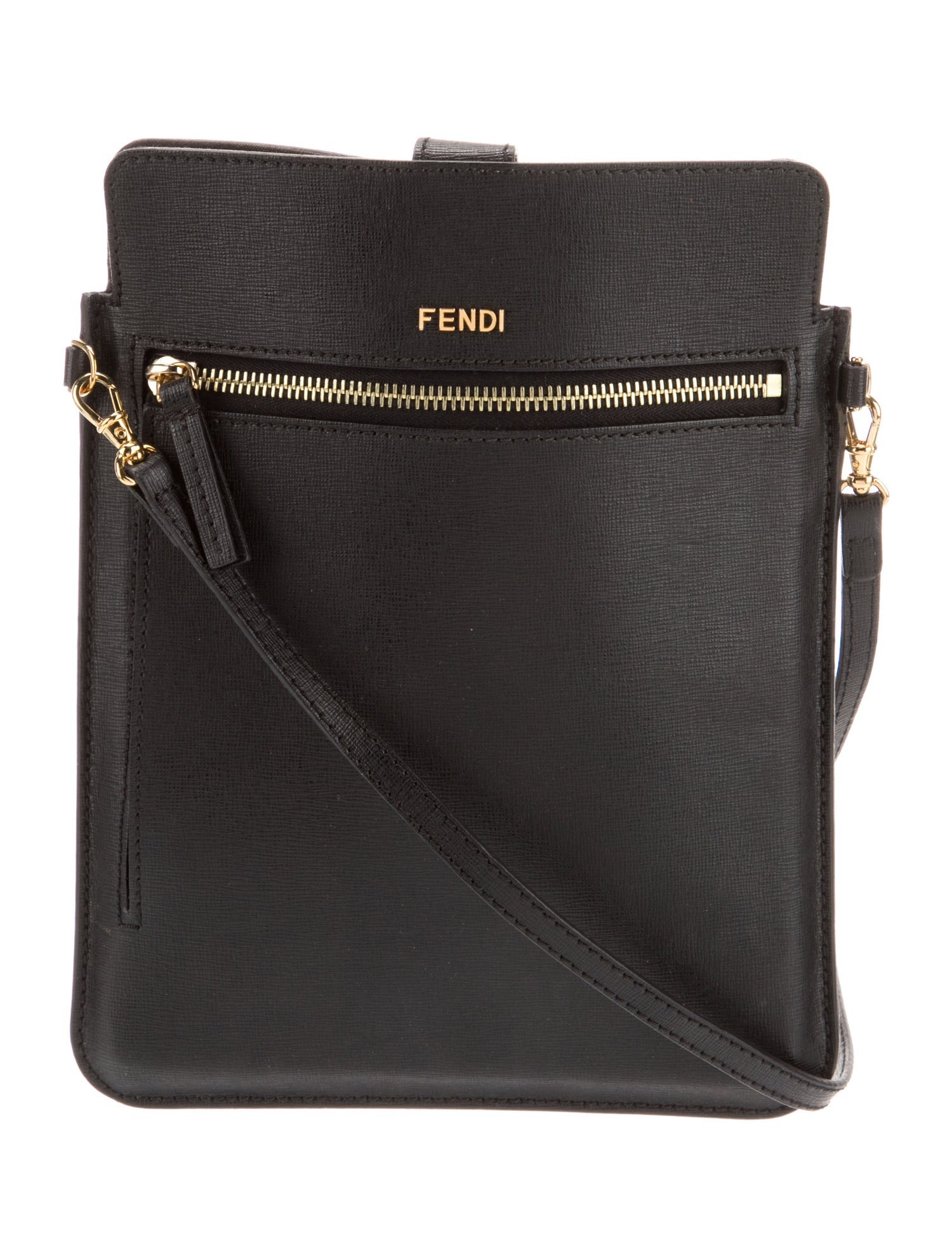 Fendi Saffiano Leather Suitcase
