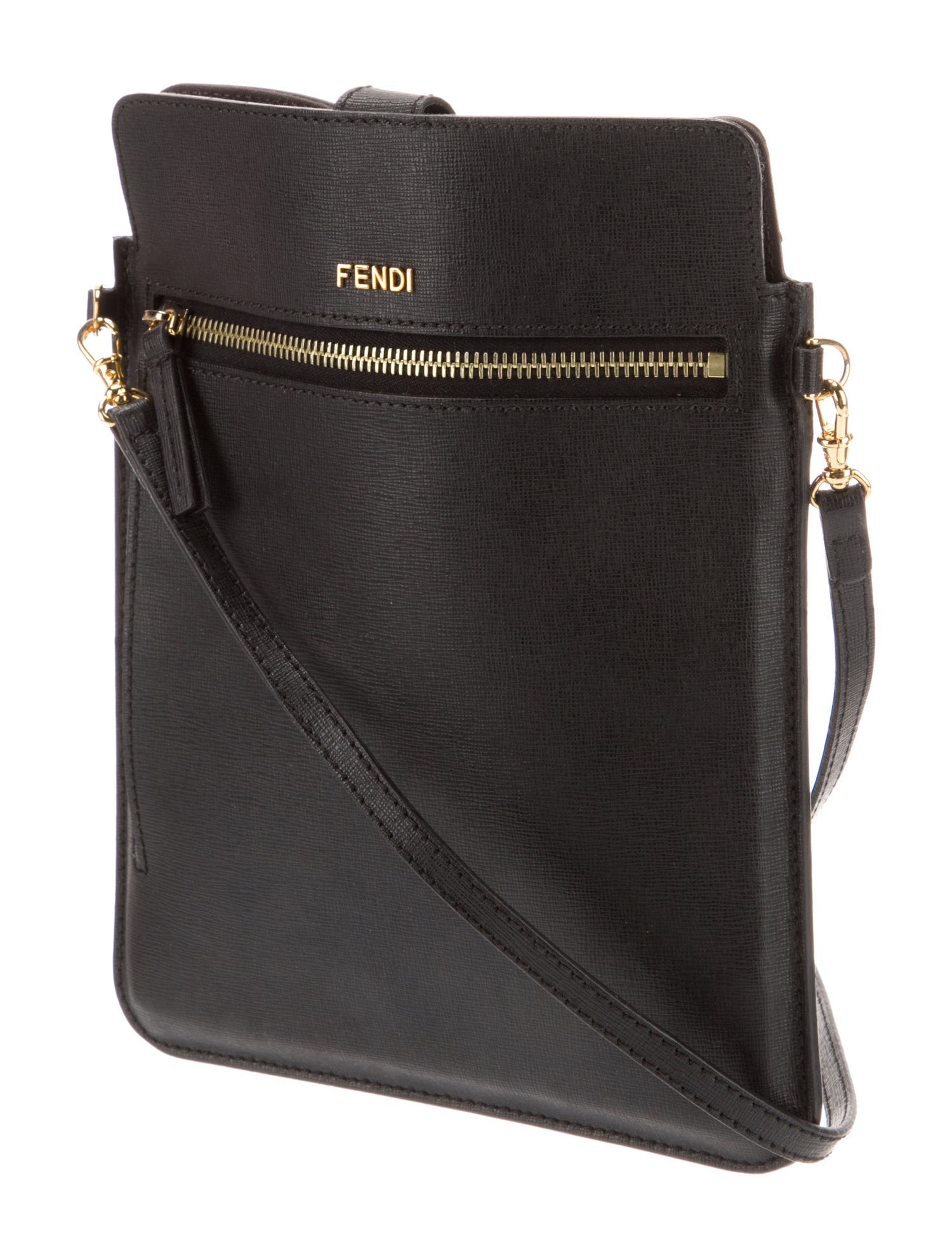 Fendi Saffiano Leather Suitcase