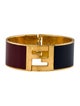 Fendi Enamel Fendista Hinge Bangle Bracelet