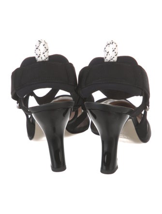 Fendi Zucca FF Logo Mesh D'Orsay Pumps