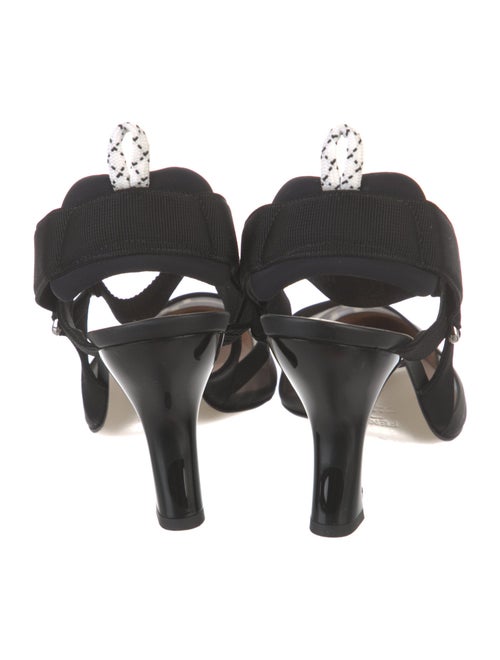 Fendi Zucca FF Logo Mesh D'Orsay Pumps