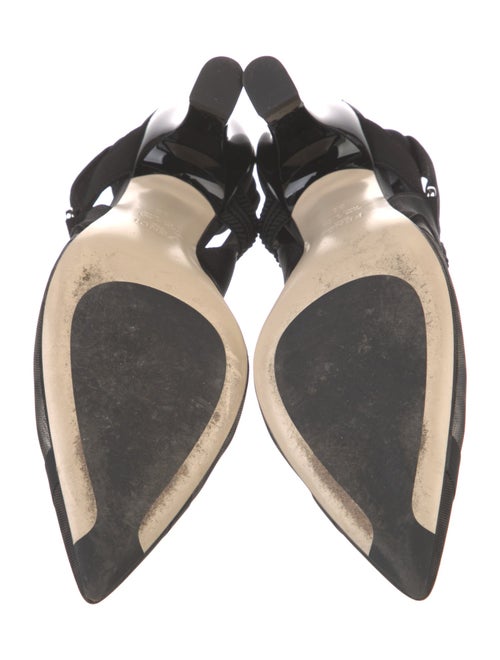 Fendi Zucca FF Logo Mesh D'Orsay Pumps