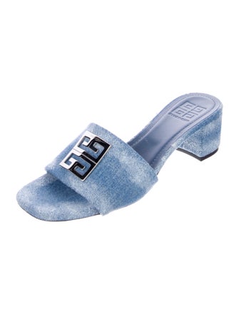 Fendi Denim Slides