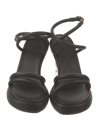 Fendi Leather Slingback Sandals