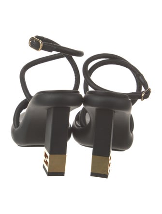 Fendi Leather Slingback Sandals