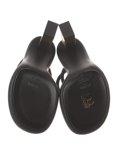 Fendi Leather Slingback Sandals