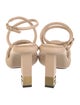 Fendi Zucca FF Logo Leather Sandals