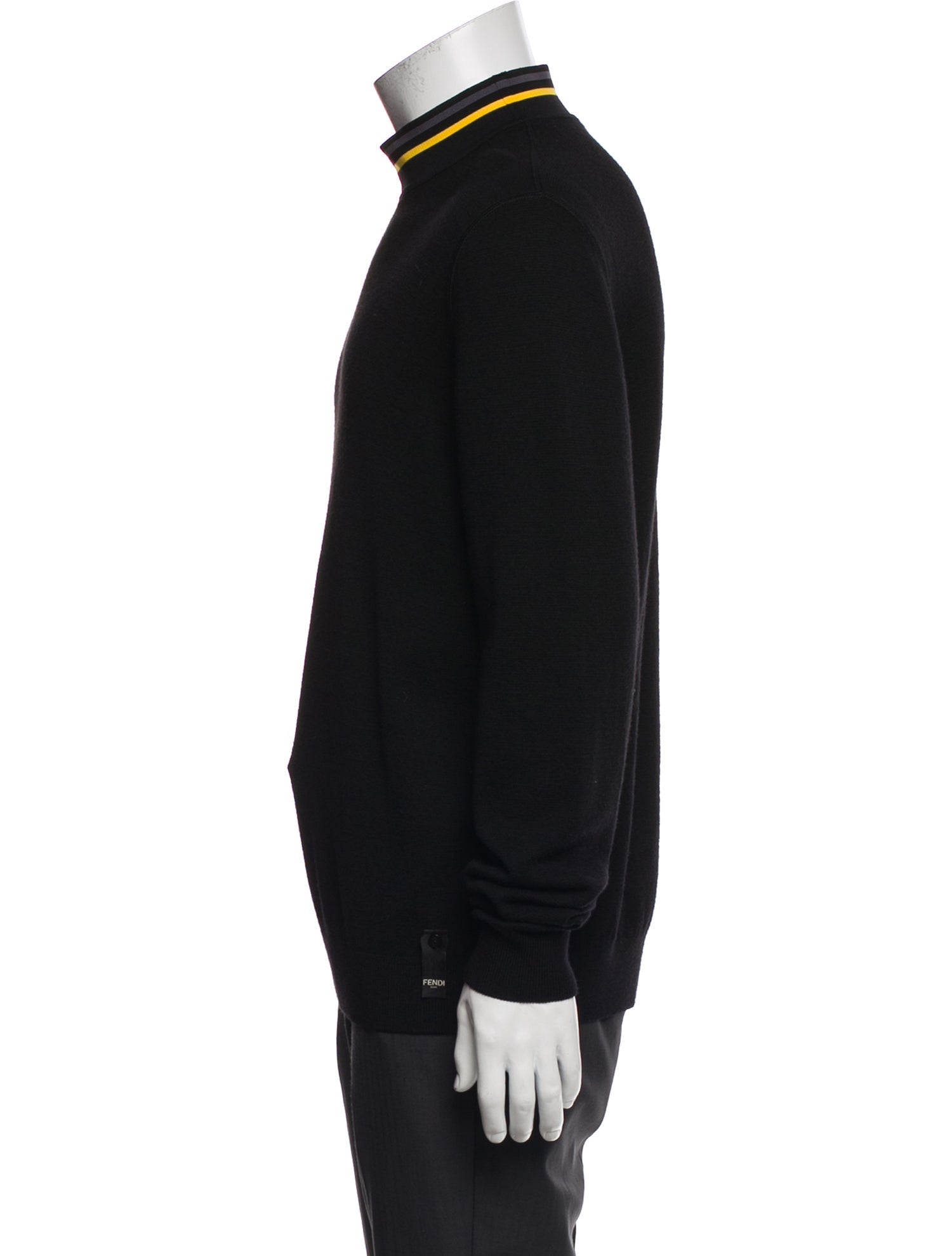 Fendi Zucca FF Logo Virgin Wool Pullover