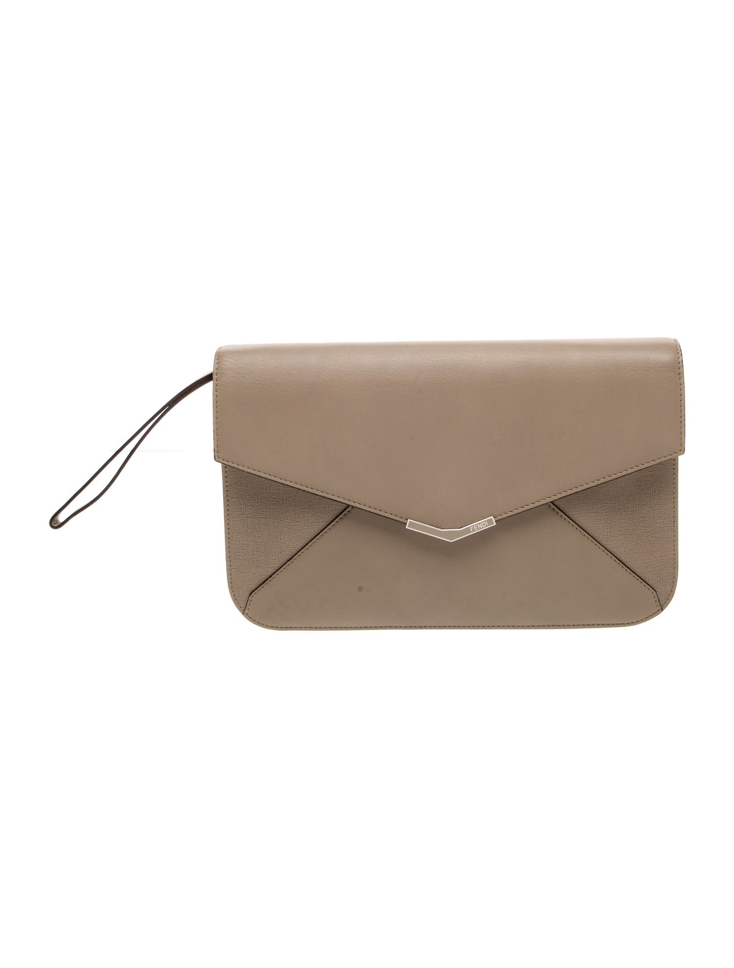 Fendi Leather Clutch