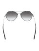 Fendi Aviator Gradient Sunglasses