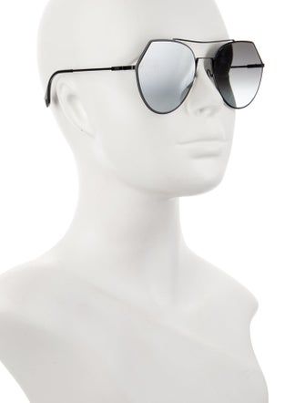 Fendi Aviator Gradient Sunglasses