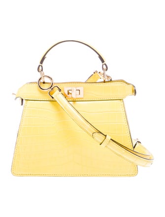 Fendi Crocodile Peekaboo Petite 2025