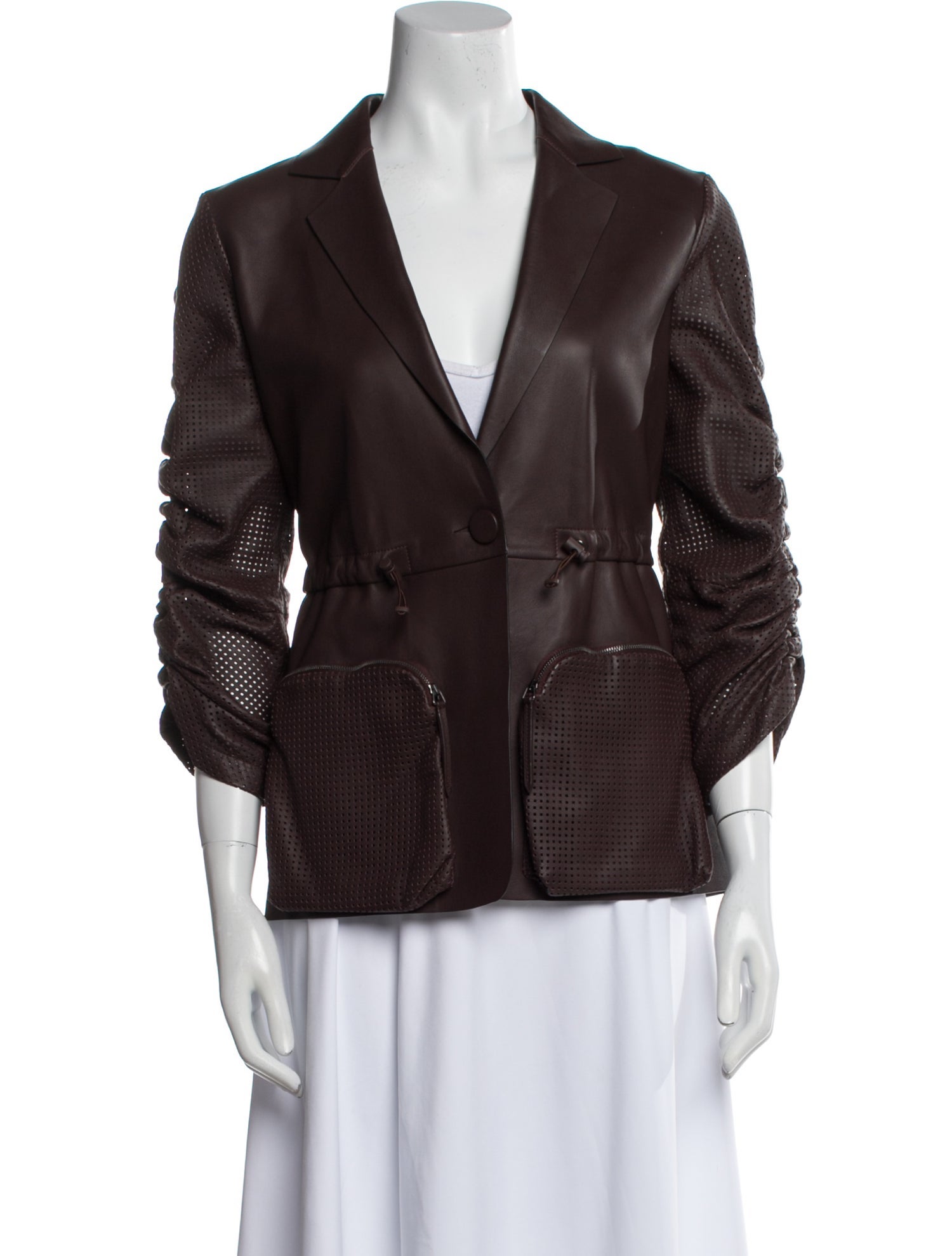 Fendi Lamb Leather Blazer w/ Tags