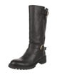 Fendi Leather Moto Boots