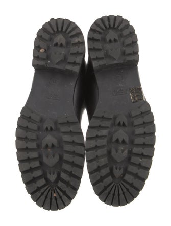 Fendi Leather Moto Boots