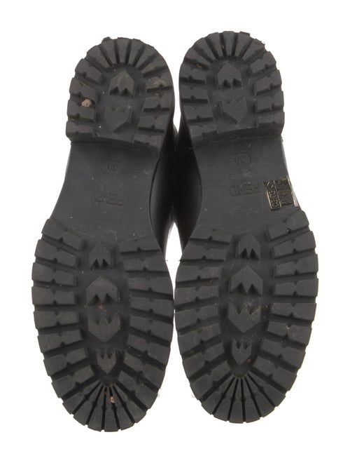 Fendi Leather Moto Boots