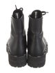 Fendi Leather Combat Boots