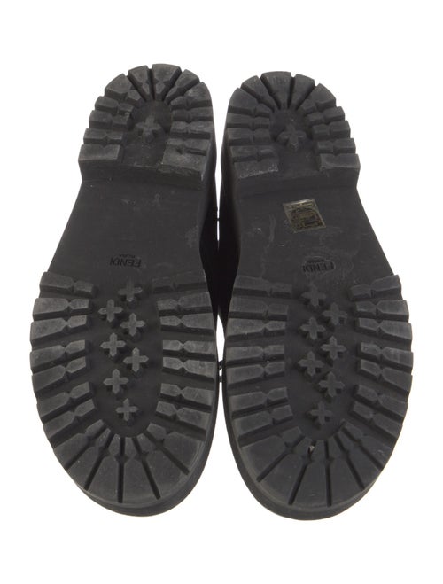 Fendi Leather Combat Boots