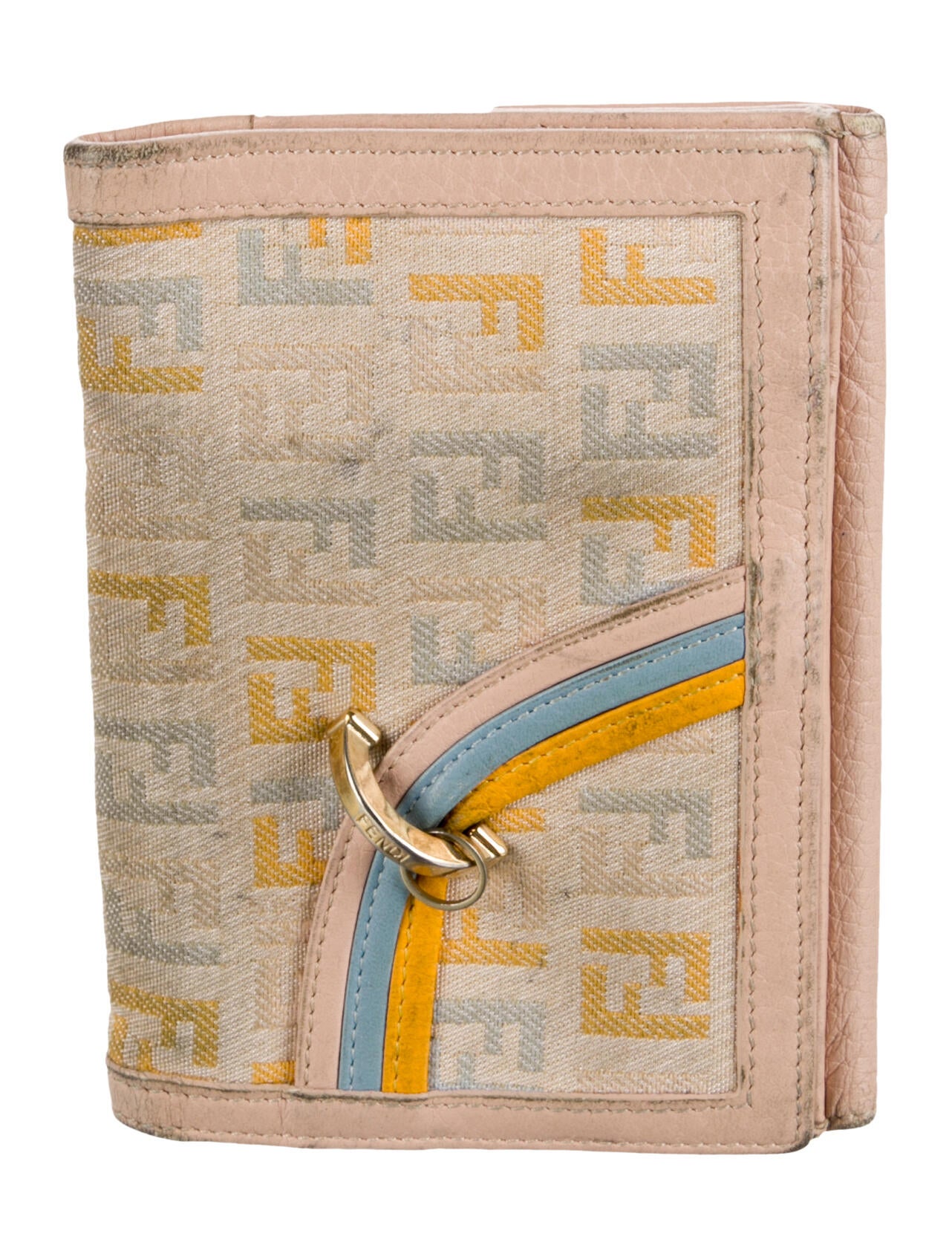 Fendi Vintage Zucca FF Logo Wallet