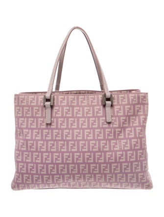 Fendi Zucchino FF Top Handle Bag