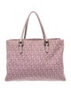 Fendi Zucchino FF Top Handle Bag