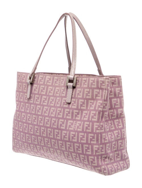 Fendi Zucchino FF Top Handle Bag