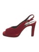 Fendi Velvet Slingback Pumps