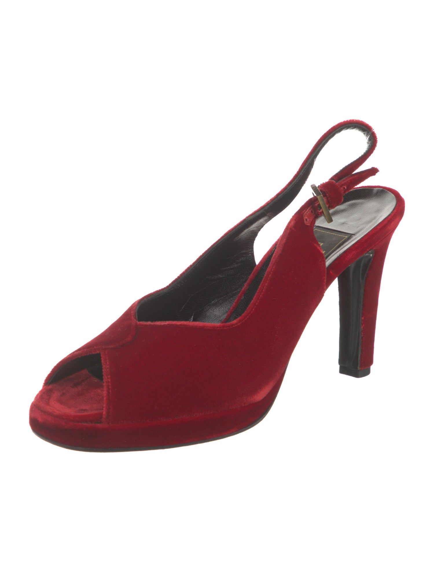 Fendi Velvet Slingback Pumps