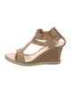 Fendi Patent Leather T-Strap Sandals