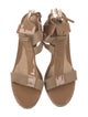 Fendi Patent Leather T-Strap Sandals