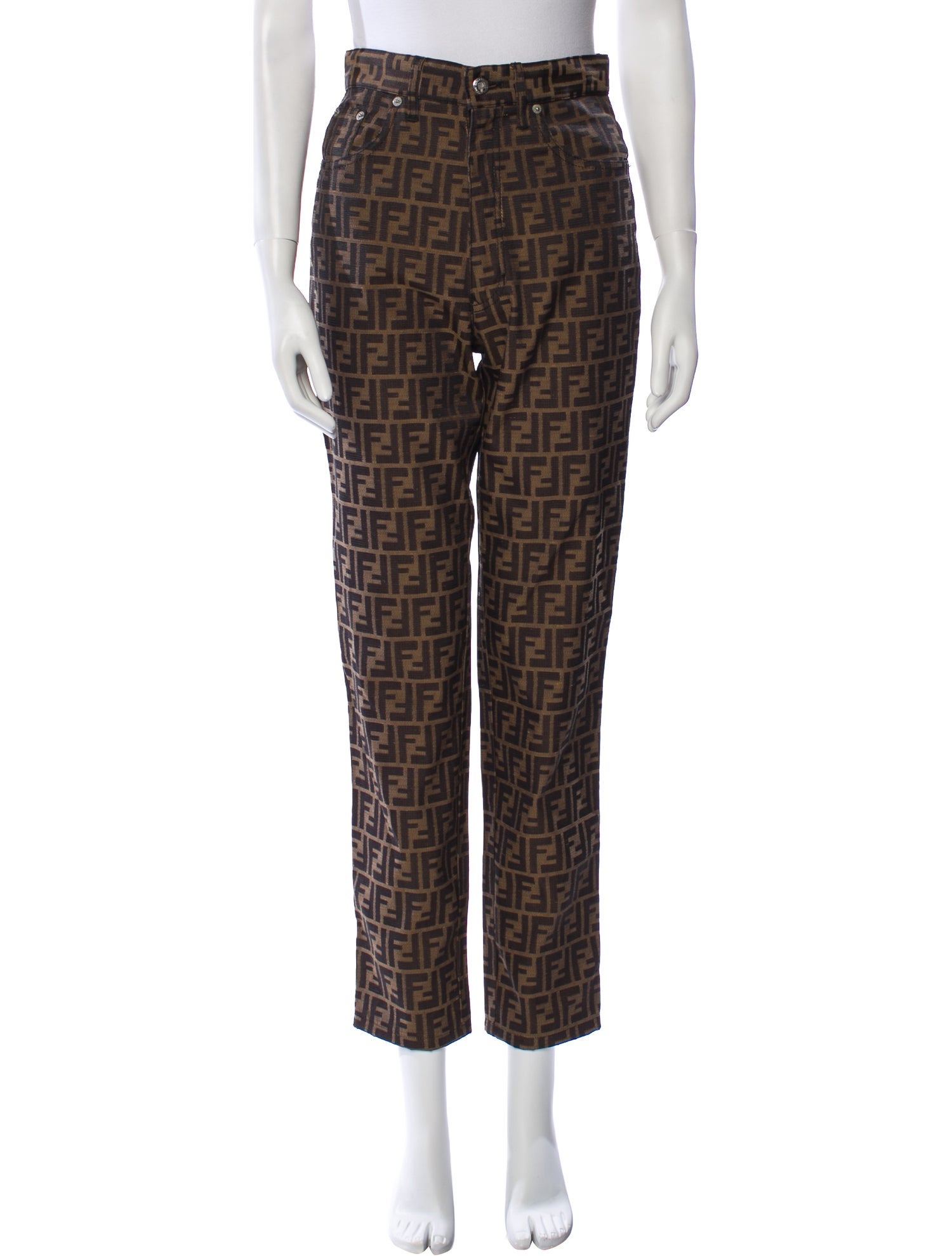 Fendi Vintage Straight Leg Pants