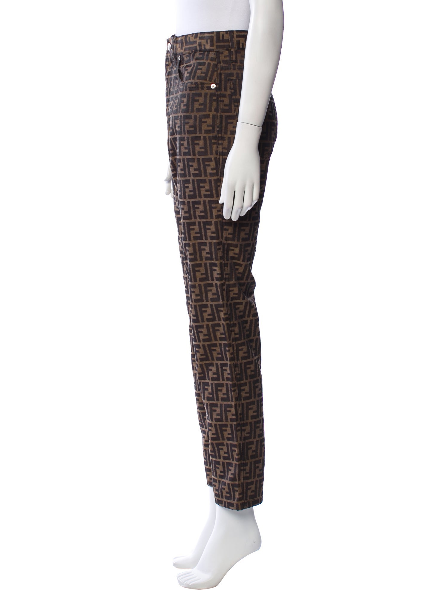 Fendi Vintage Straight Leg Pants
