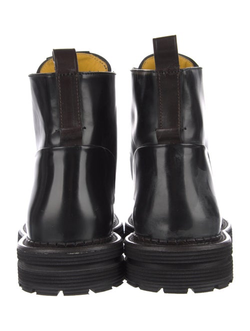 Fendi Leather Combat Boots