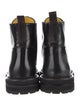 Fendi Leather Combat Boots