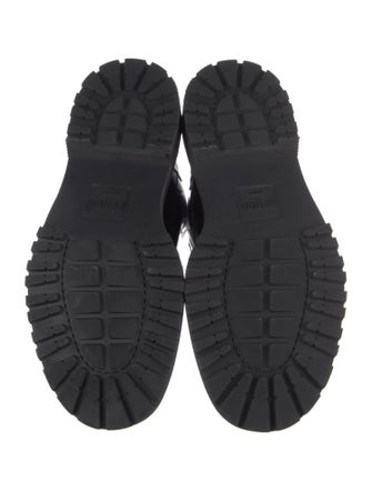 Fendi Leather Combat Boots