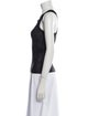 Fendi Nylon Scoop Neck Top