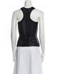 Fendi Nylon Scoop Neck Top