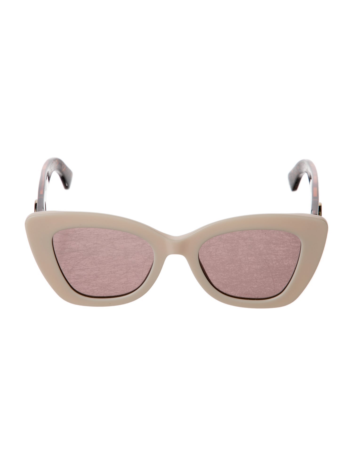 Fendi Zucca FF Logo Cat-Eye Sunglasses