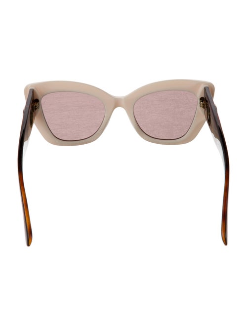 Fendi Zucca FF Logo Cat-Eye Sunglasses