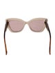 Fendi Zucca FF Logo Cat-Eye Sunglasses