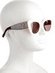 Fendi Zucca FF Logo Cat-Eye Sunglasses