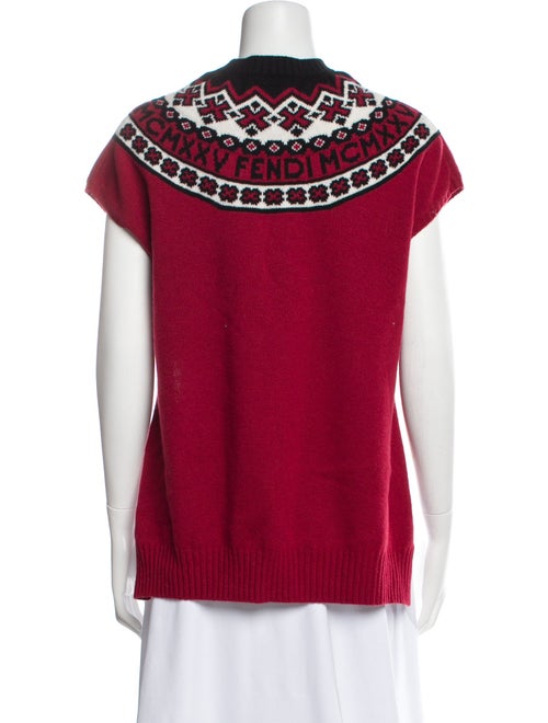 Fendi Wool Printed Sweater