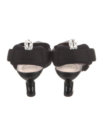 Fendi Mesh Slingback Pumps