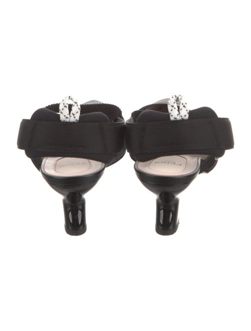 Fendi Mesh Slingback Pumps