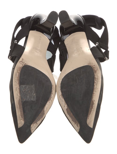 Fendi Mesh Slingback Pumps