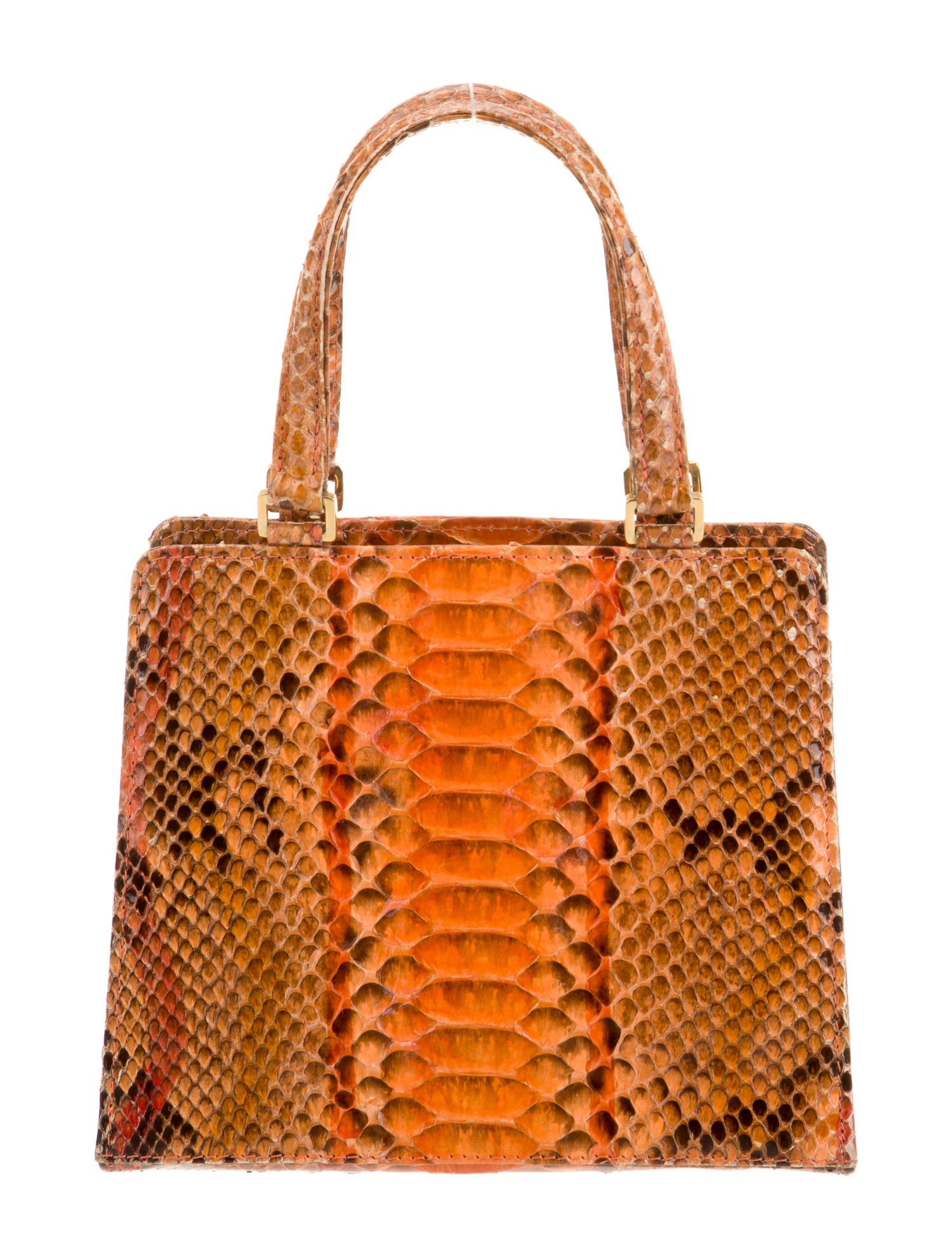 Fendi Python Top Handle Bag