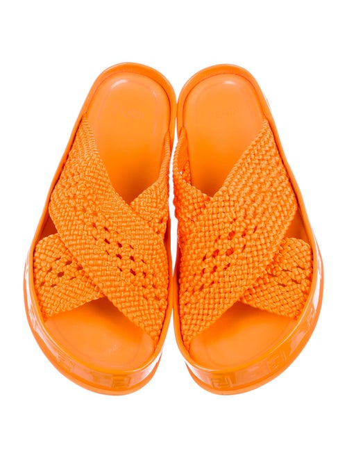 Fendi Zucchino FF Logo Slides